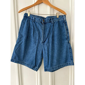 Vintage Men's Jean Denim blue Shorts Size 32